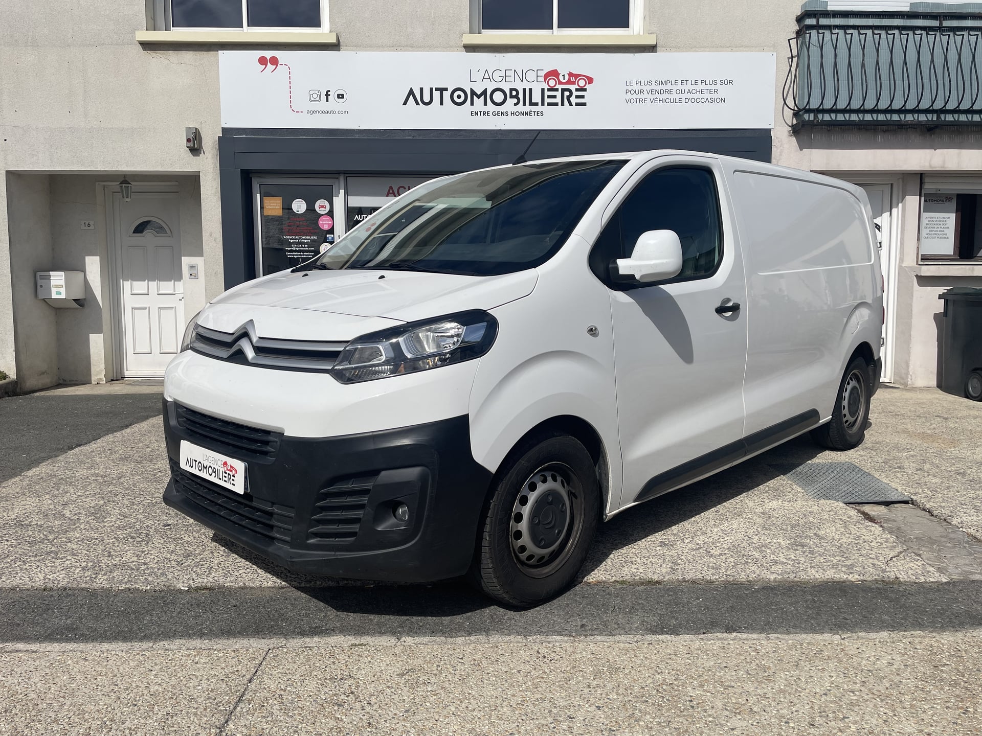Citroen Jumpy III M 1.6 BlueHDi 115 cv - Business - 2ème main - Atellage