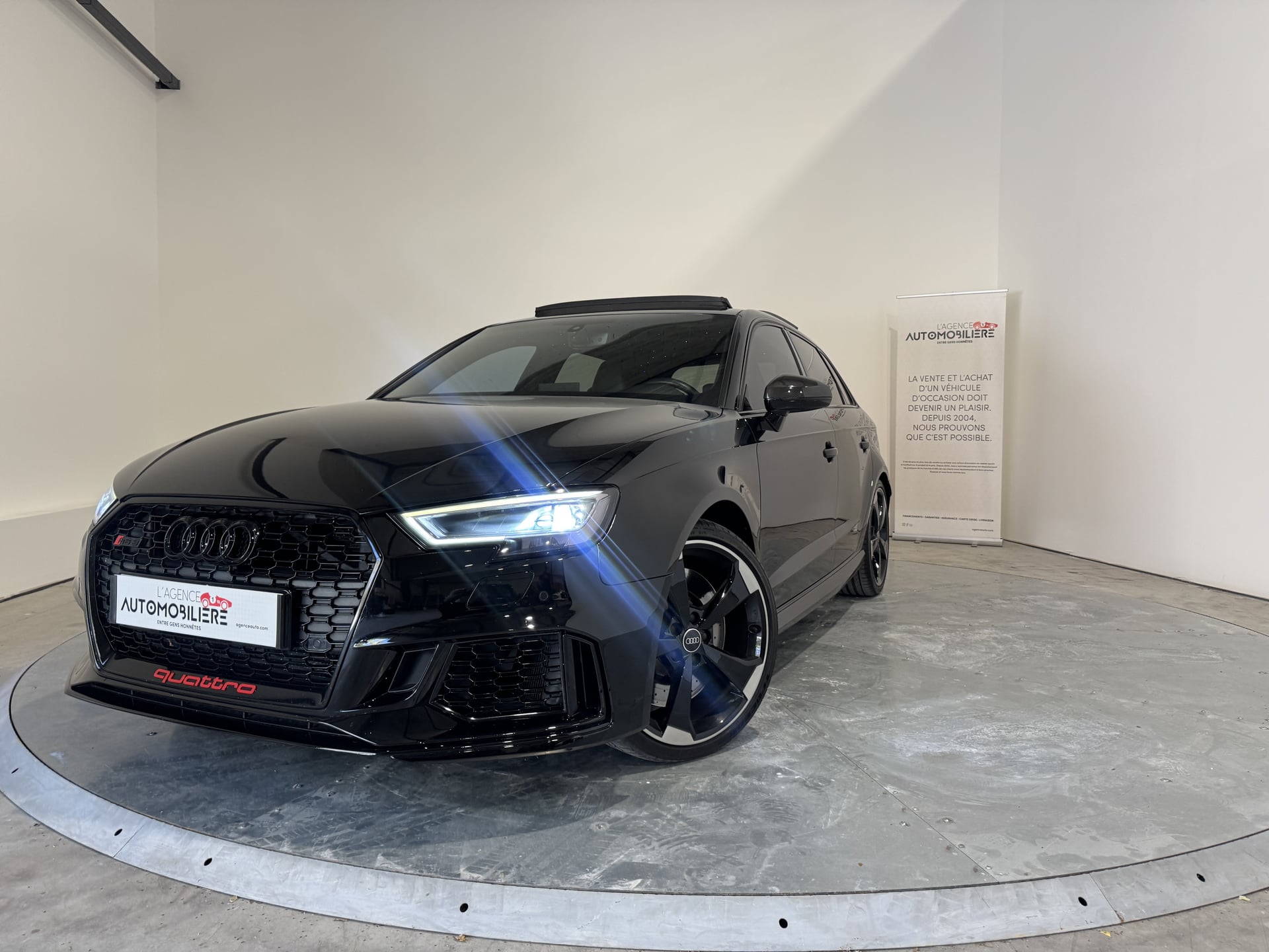 Audi RS3 2.5 TFSI DAZA 400CH QUATTRO + TOIT OUVRANT + LIGNE Miltek