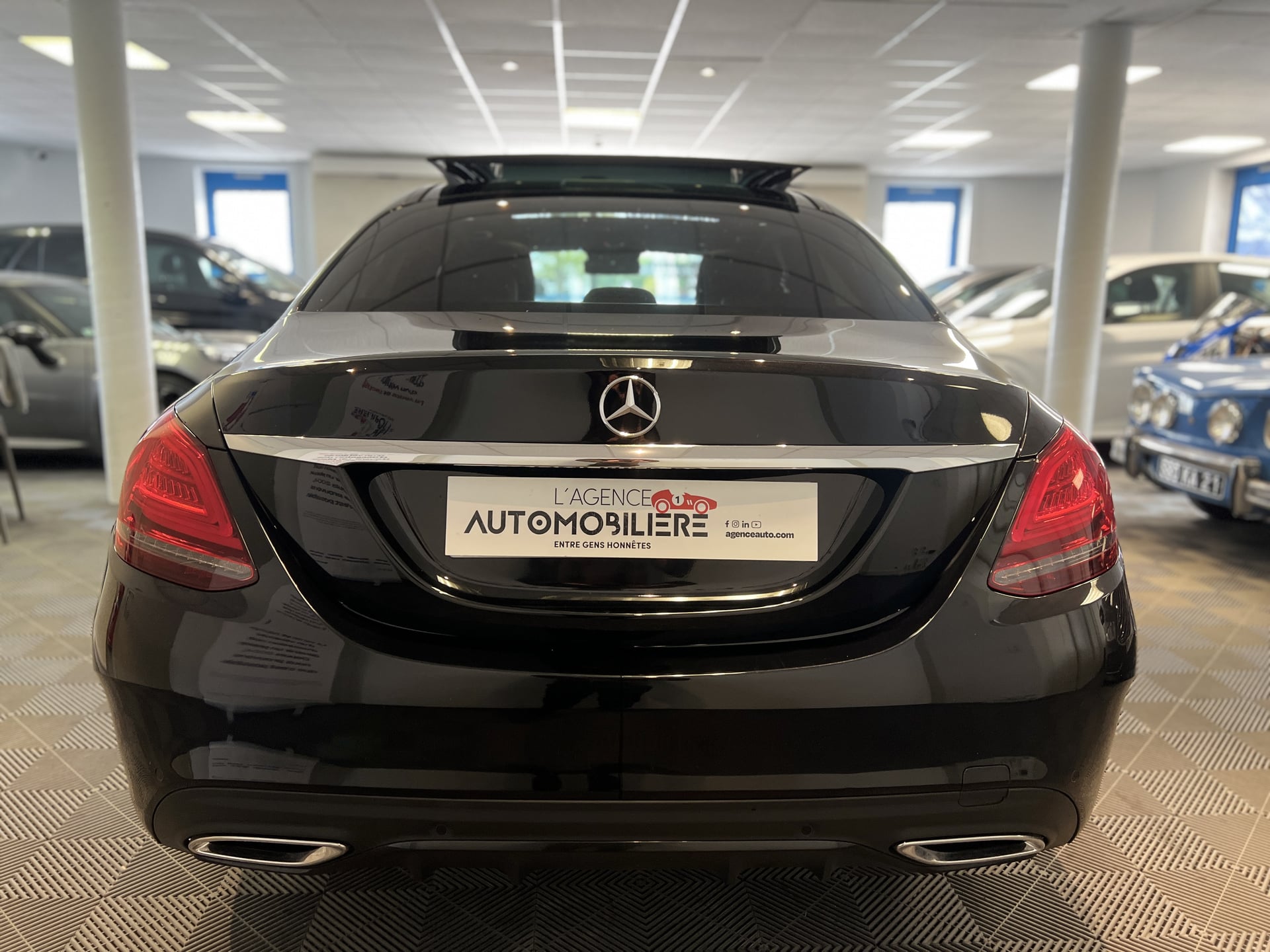Mercedes-Benz Classe C 200D 9G-TRONIC 160CV Amg Line Toit Ouvrant - Burmester - Caméra - Sièges chauffants - CarPlay - Angles morts — 26