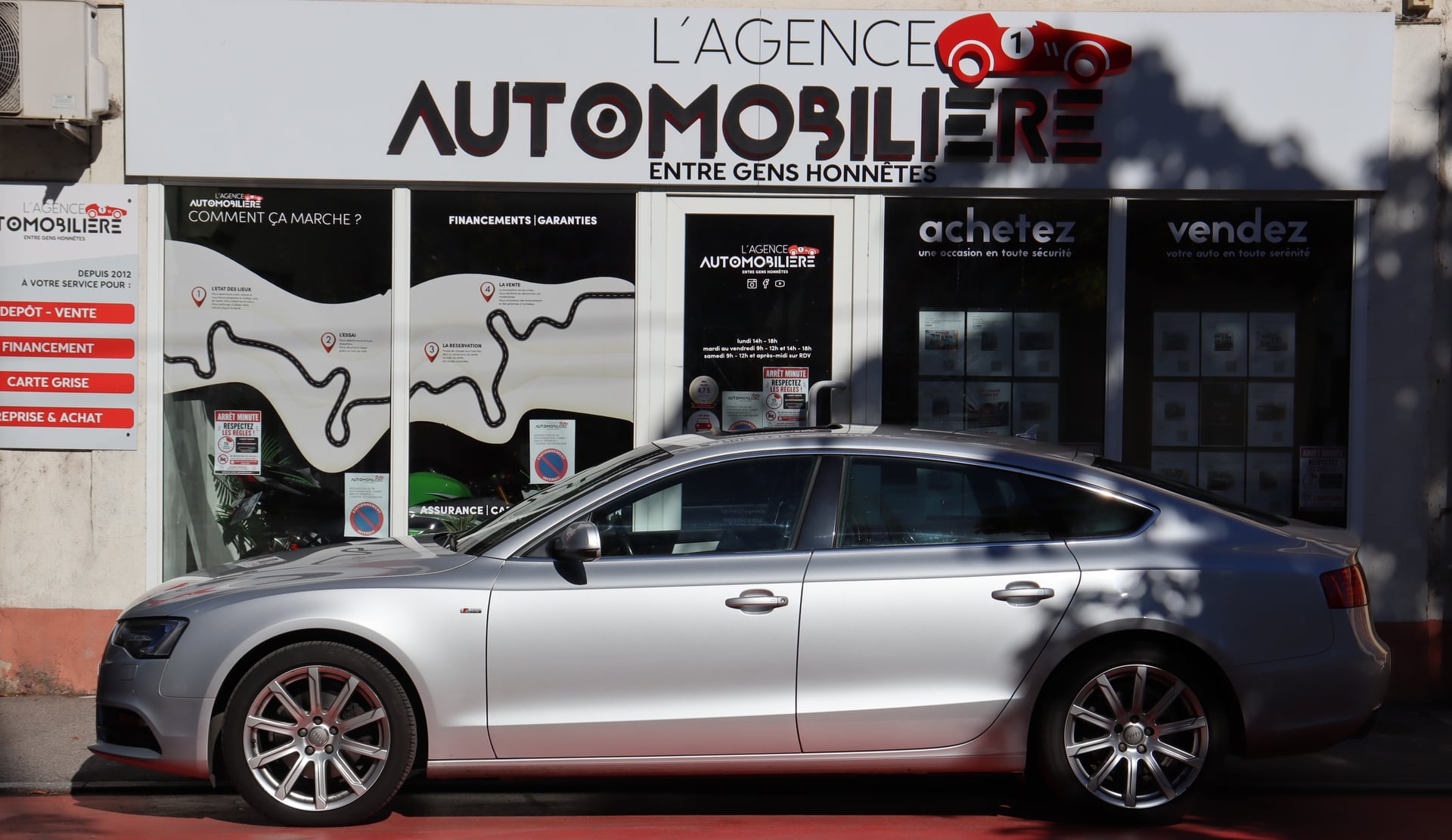 Audi A5 Sportback 2.0 TDI 143 S-Line BVA (2ème main, Toit ouvrant) — 2