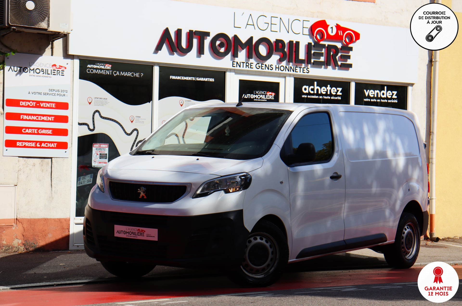 Peugeot Expert Standard 2.0 BlueHDI 122 (TVA Récupérable, CarPlay, Attelage)
