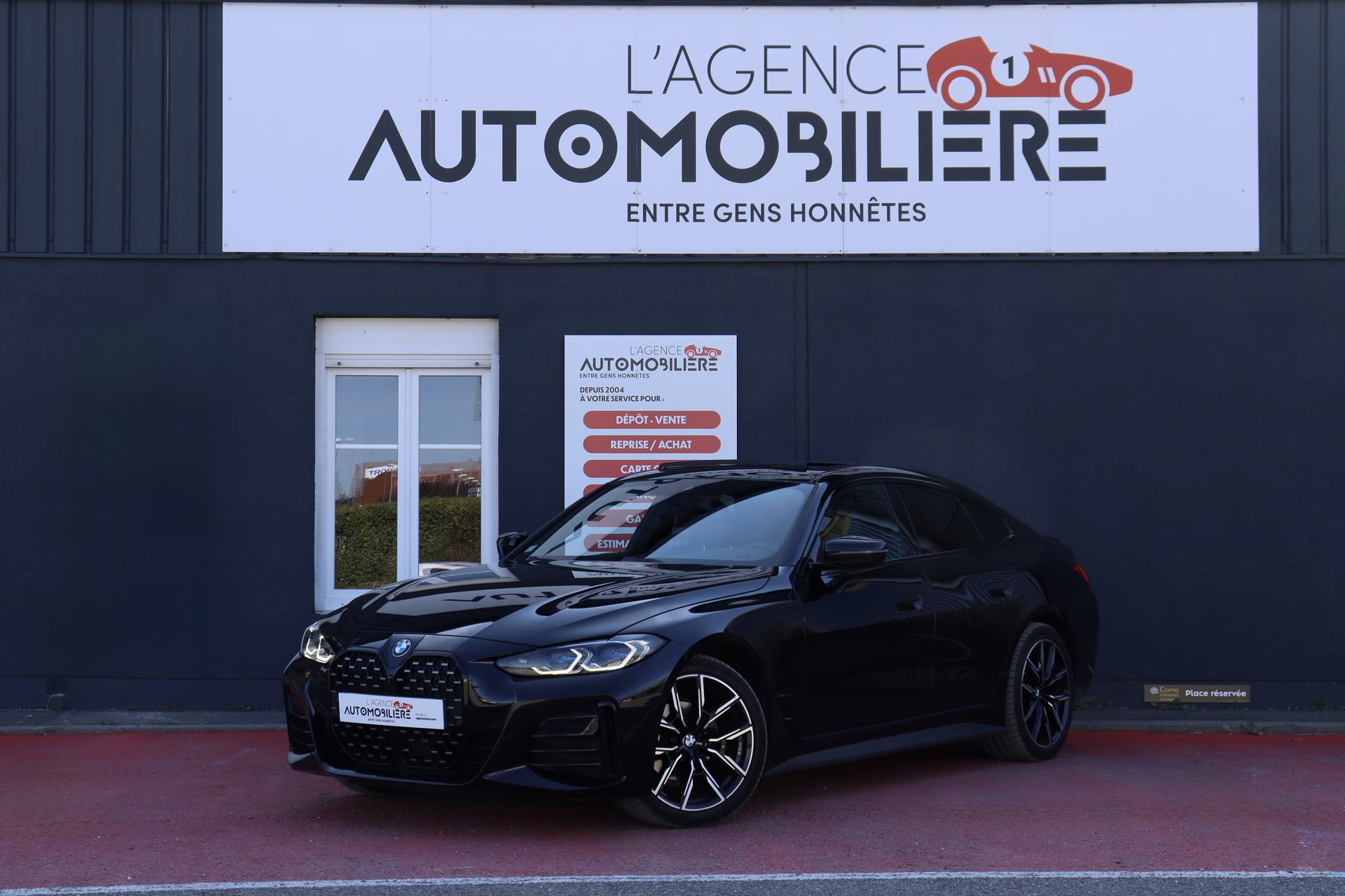 BMW Série 4 (G26) Gran Coupé 420d 190 M Sport xDrive Steptronic8 (Suivi BMW, TO, Caméra...)