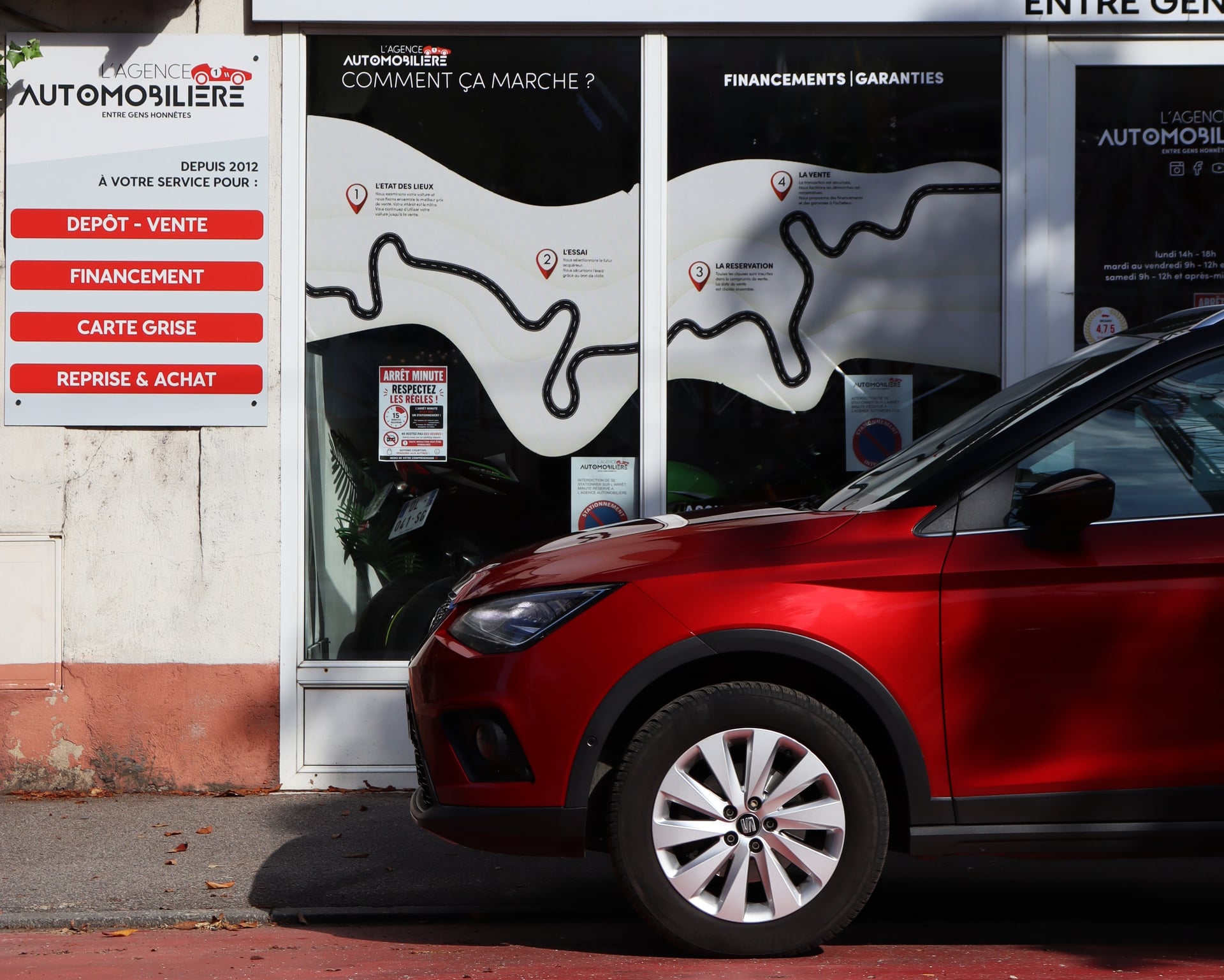 Seat Arona 1.0 TSI 95 Xcellence (1ère main, CarPlay, Caméra) — 2