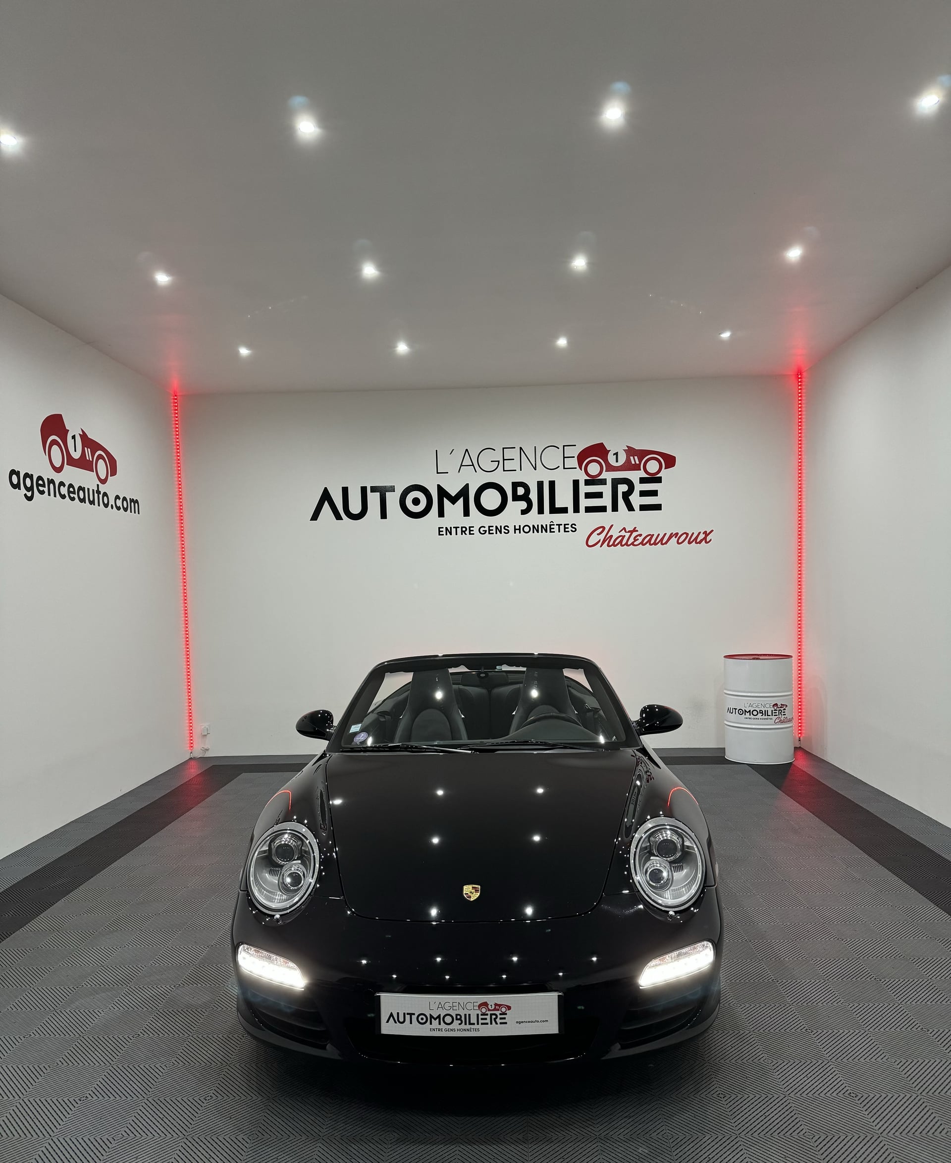 Porsche 911 997 PH2 BLACK EDITION CARRERA CAB 3.6 345CV PDK SIEGES CUIR CHAUF/ECHAP SPORT/PCM/CLIM AUTO/HI-FI BOSE/JTES TURBO 19' — 2
