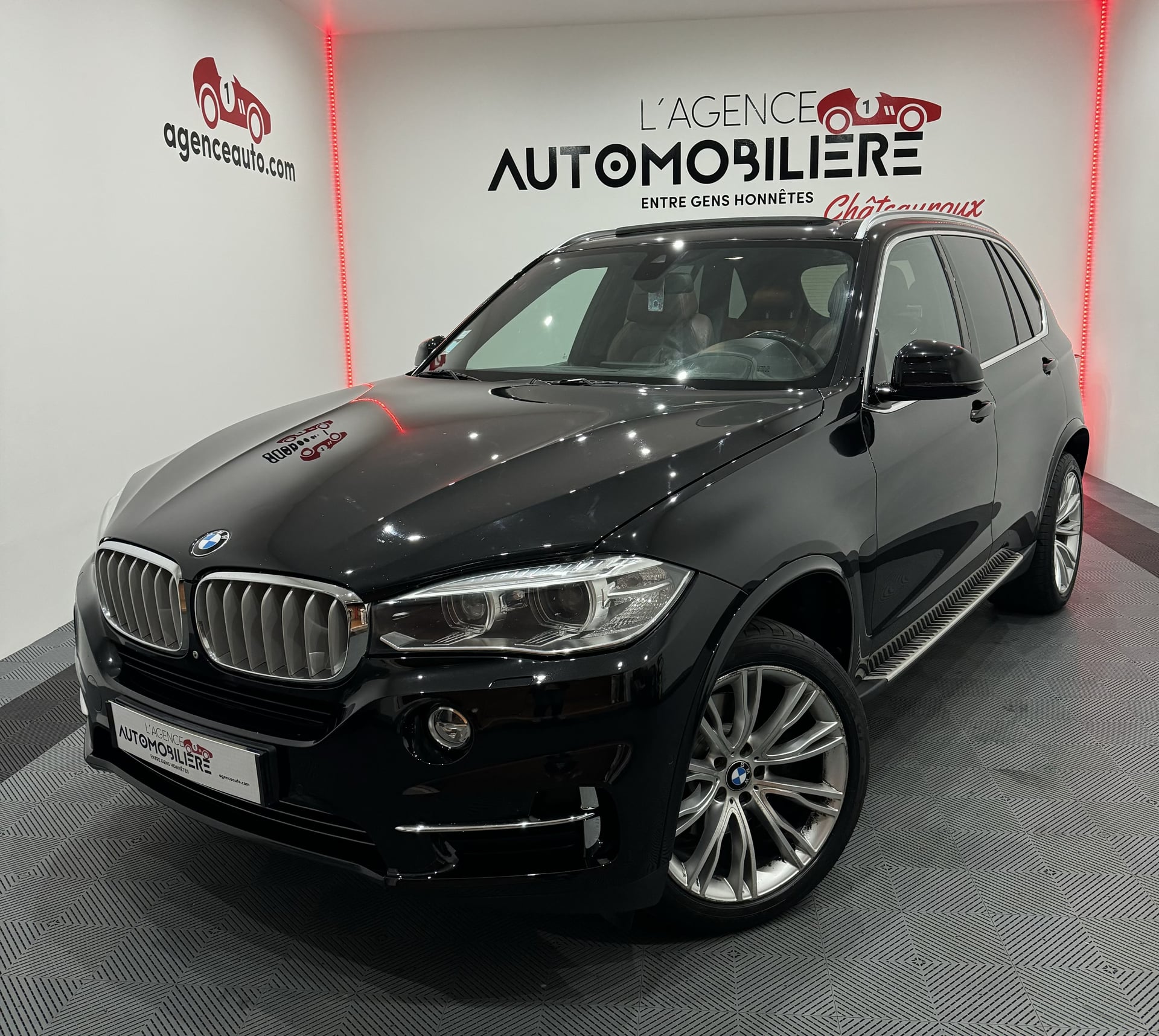 BMW X5 EXCLUSIVE 40D 3.0 313CV BVA8 XDRIVE TOIT PANO OUV/CUIR ELEC CHAUF/GPS/MARCHEPIED/CAMERA 360/AFF TETE HAUTE/HARMAN&KARDON/JTES 20'