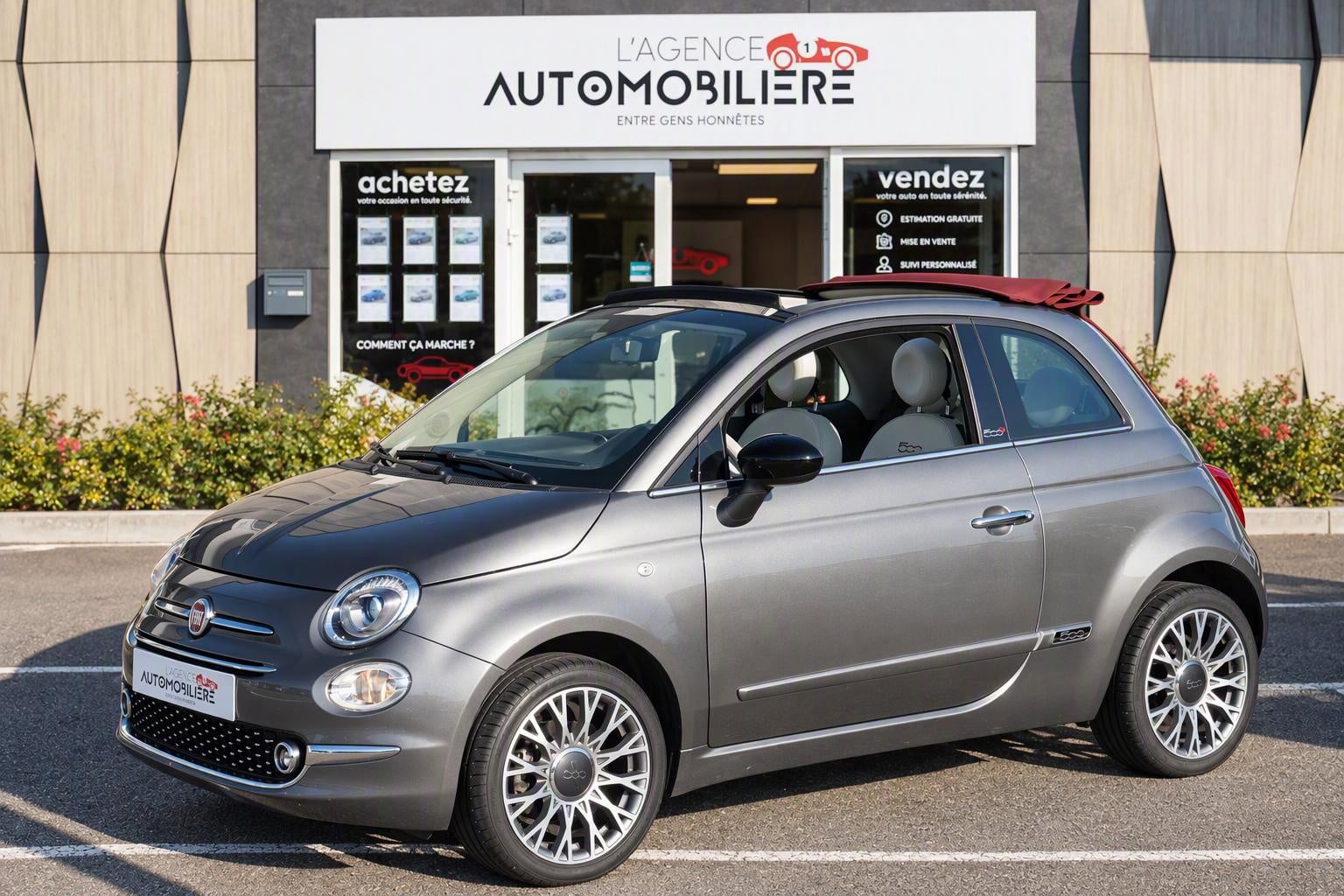 Fiat 500 1.2 69 ch Cabriolet Lounge