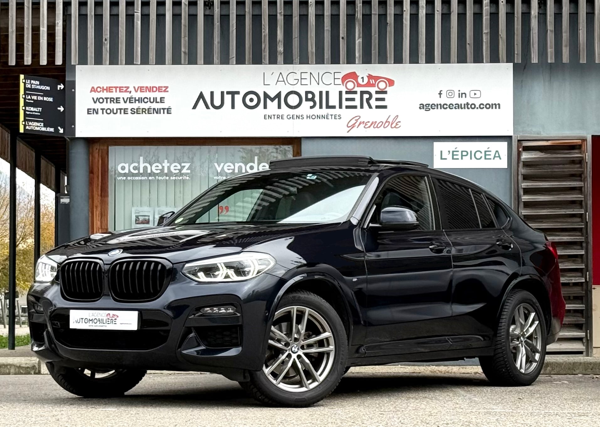 BMW X4 (G02) 20d xDrive 190ch M Sport BVA - Toit ouvrant - Origine France - Suivi BMW 