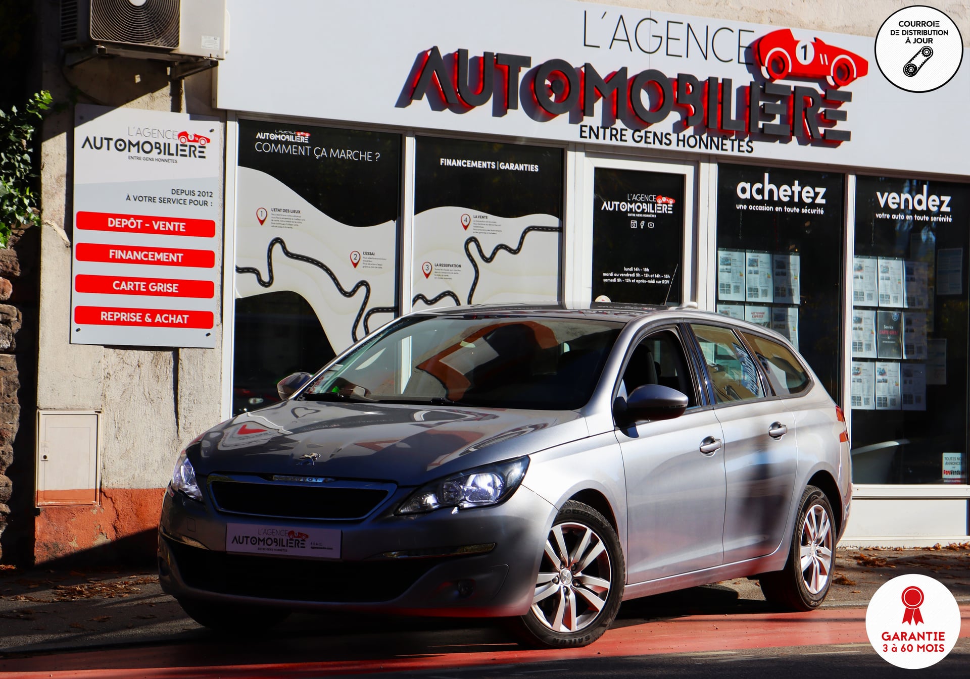 Peugeot 308 SW 1.6 HDI 100 Active (Distribution à jour)
