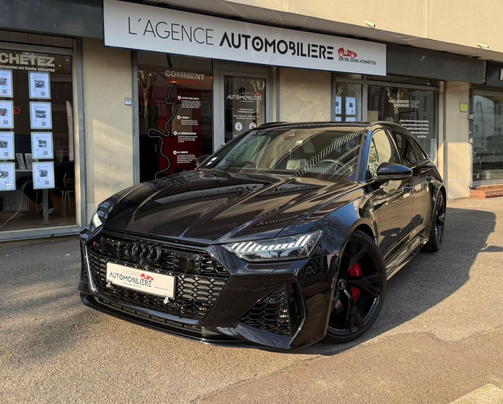 Audi RS6 AVANT 4.0 TFSI 600 QUATTRO TIPTRONIC 8 FRANCAISE, 360, CHASSIS SPORT RS PLUS, ECHAP. SPORT RS, SIEGES SPORT RS, TETE-HAUTE — 1