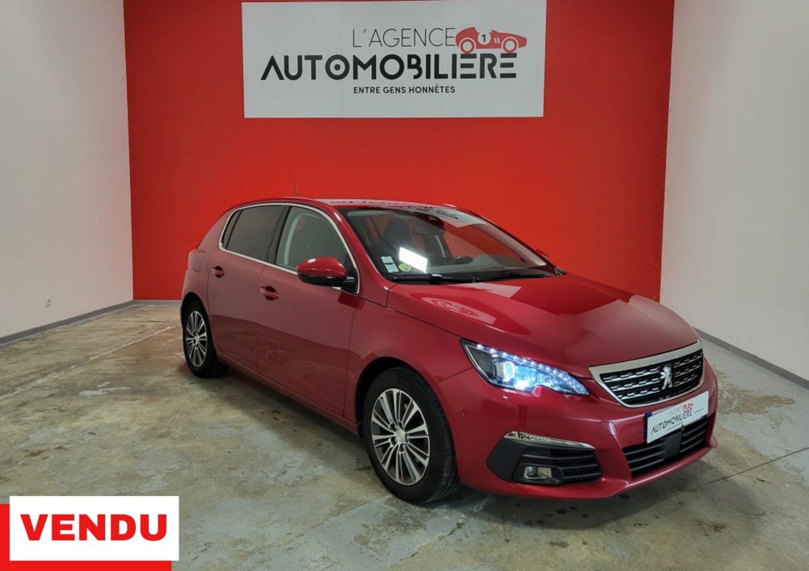 Peugeot 308 1.5 BLUEHDI 130 ALLURE PACK + ATTELAGE + CAMERA 360 + CARPLAY — 1