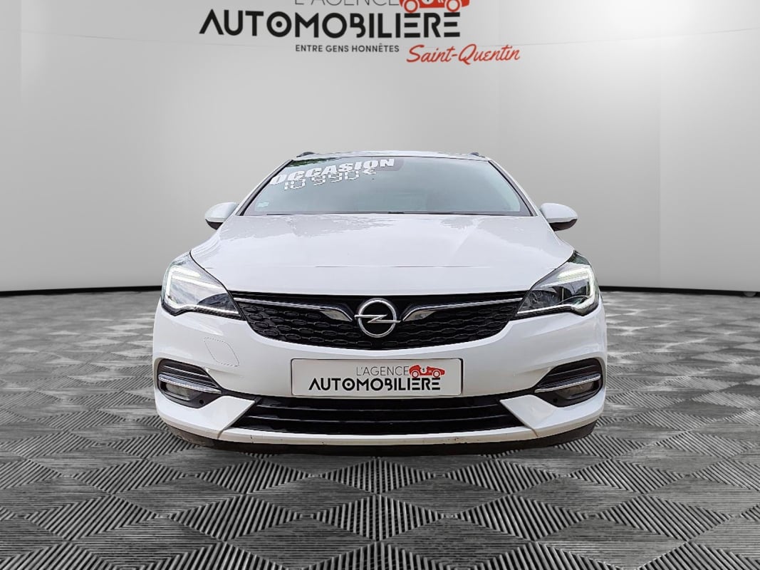 Opel Astra Sports Tourer K Turbo 130ch Elegance Business - Volant et sièges chauffant - Distribution 07/2026 — 2