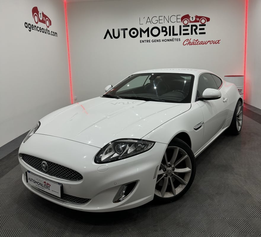 Jaguar XK XK COUPE 5.0 V8 385CV BVA6 BOWERS&WILKINS/CUIR ELECT CHAUF MEMOIRE/CAMERA/GPS/CLIM AUTO/BLUETOOTH/REGUL/JTES 19'
