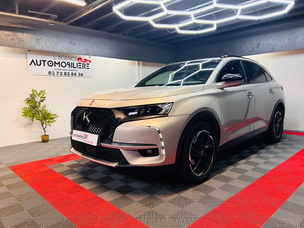 DS DS7 DS7 Crossback 1.5 BlueHDi 130 EAT8 Performance Line – Ultra Confort – Révision OK – Garantie Cessible - Couleur Crystal Pearl — 1