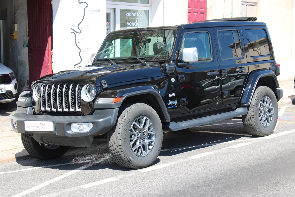 Jeep Wrangler 2.0 T 380H 270 4XE HYBRID PHEV 17.3KWH UNLIMITED OVERLAND AWD BVA ( Toit ouvrant, Sièges et volant chauffants ... )