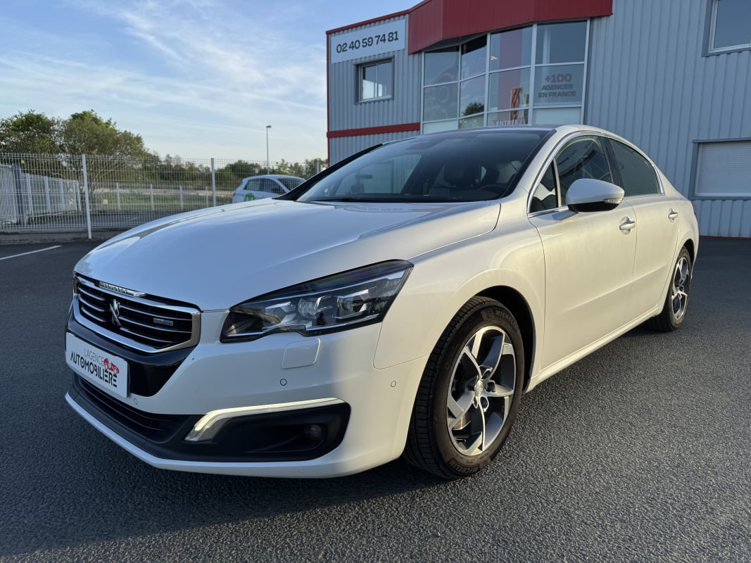 Peugeot 508 2.0 BLUEHDI 180 EAT6 FELINE | LEDS, CAMERA, SIEGES ELECS CHAUFFANTS | GARANTIE 6 MOIS — 1