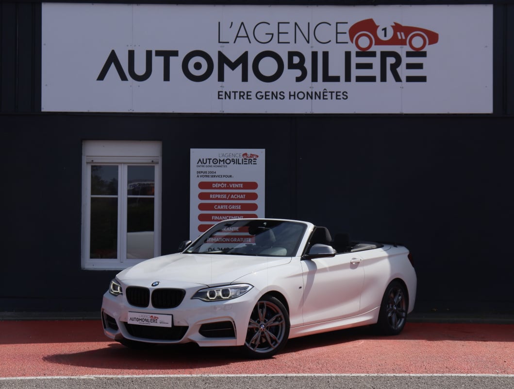 BMW Série 2 Cabriolet M235i 3.0 i 326 Steptronic ZF 8 (Ligne M Performance, Harman Kardon, Caméra...)