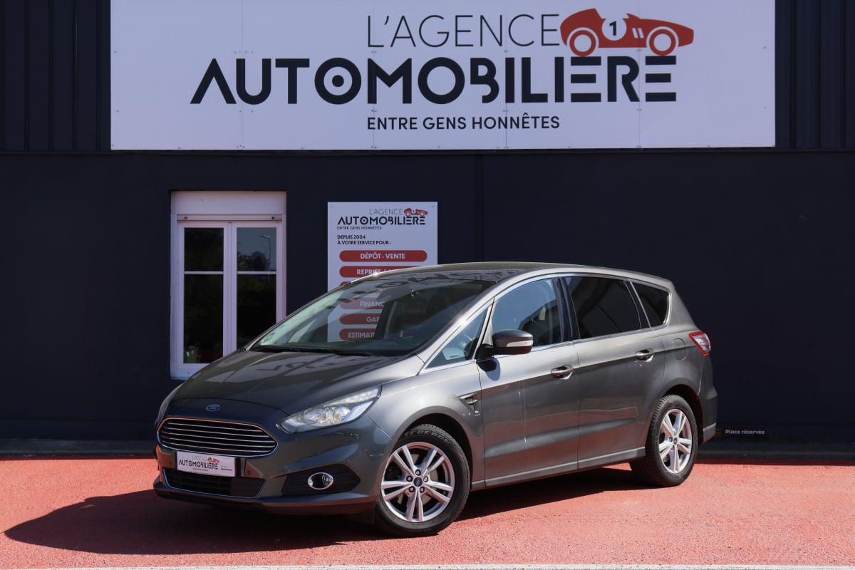 Ford S-Max 2.0 TDCi 150 Titanium BVM6 (Caméra, GPS, Sièges chauff.) — 1