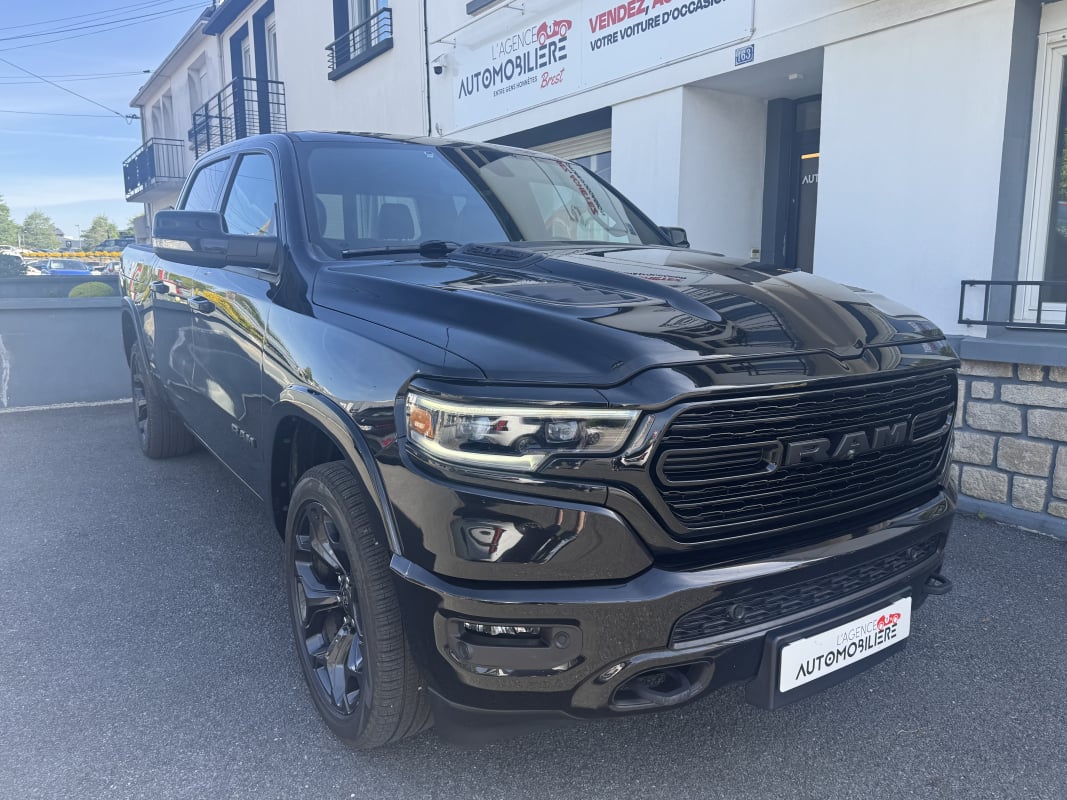 Dodge Ram CREW 1500 LIMITED BOX NIGHT EDITION 395 V8 E85 CUIR NOIR