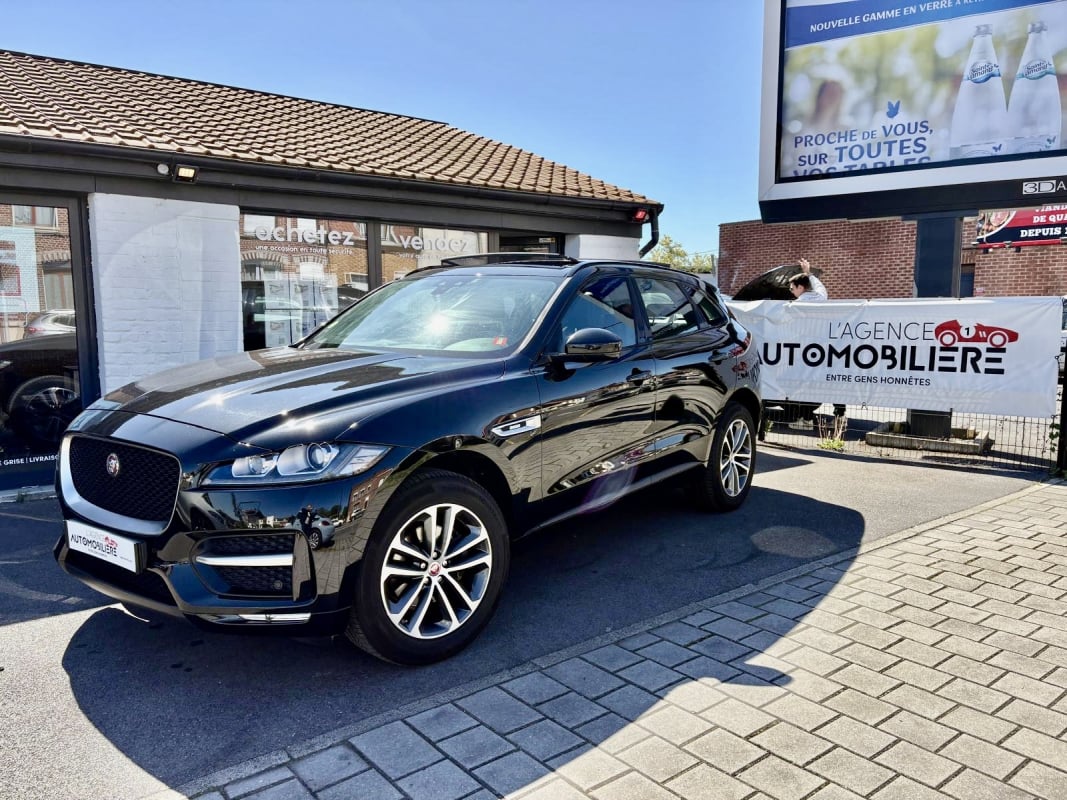 Jaguar F-Pace 2.0 D 180 10CV R-SPORT 4X4 BVA8 ( 1ERE MAIN ) ( CHAINE DE DISTRIBUTION FAITE ) — 1