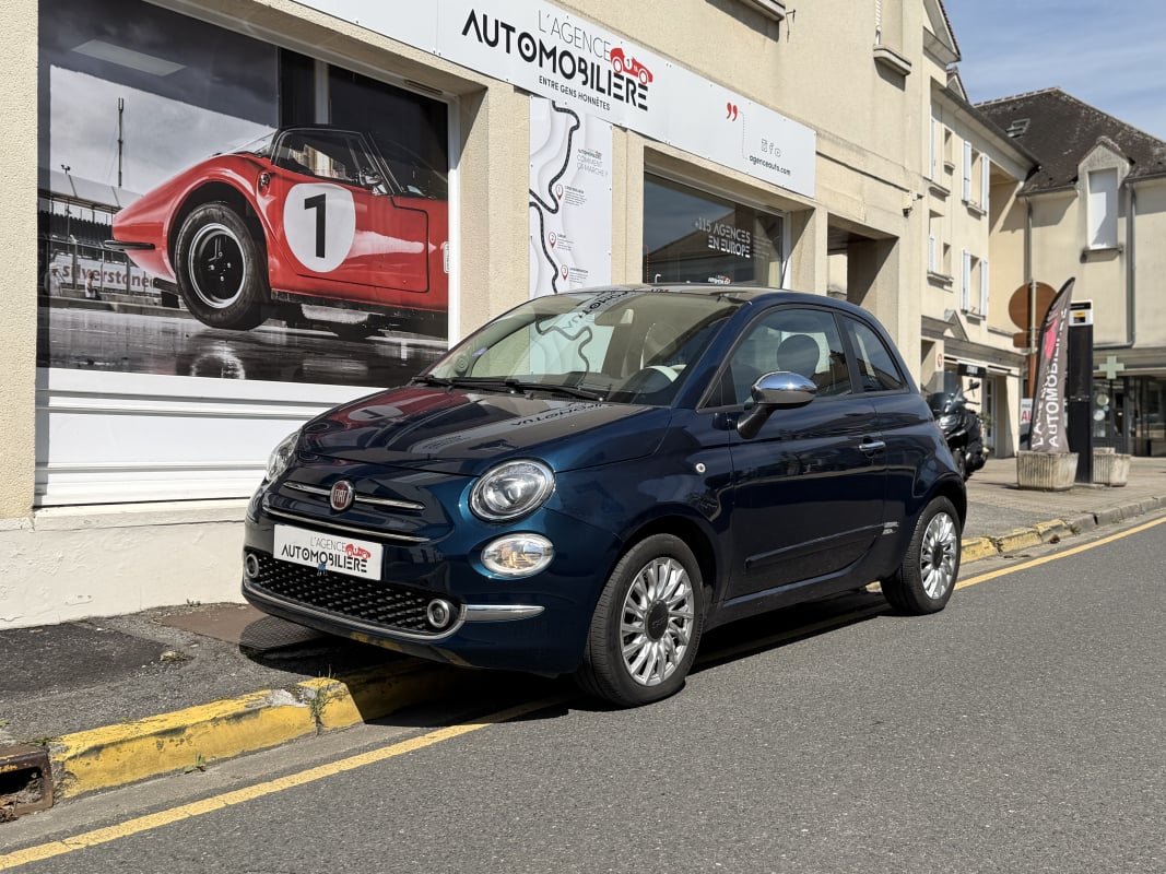 Fiat FIAT 500 FIAT 500 II (2) 1.2 8V 69 Ch S&S LOUNGE+Toit Pano — 1