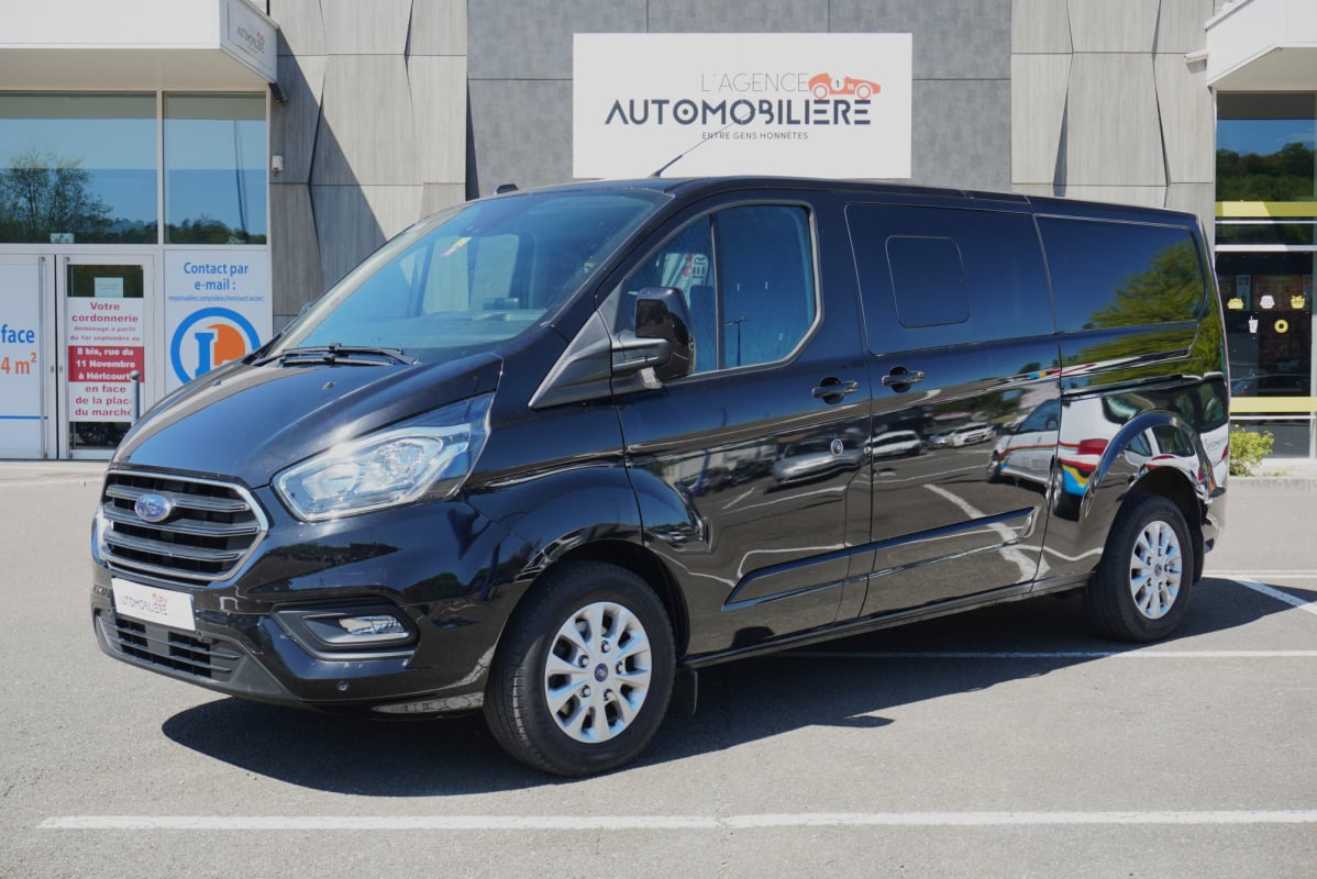 Ford Transit Custom Fg Limited 2.0 TDCi 130 ch BVA6 320 L2H1 Cabine approfondie VAN AMENAGE — 1