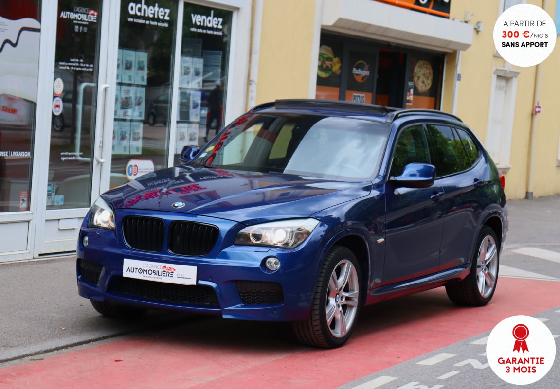 BMW X1 20d 177 Pack M xDrive (Toit ouvrant, Sièges chauffants, Attelage) — 1