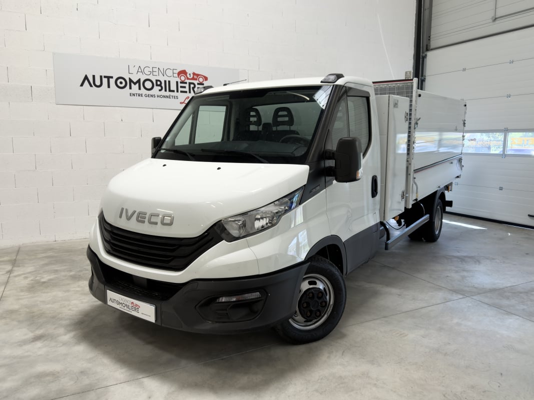 Iveco 35 35C14 JPM Benne 2.3 140 – Français - 2ème Main – 8K€ Équipement -Excellent état Clim auto Régulateur — 1