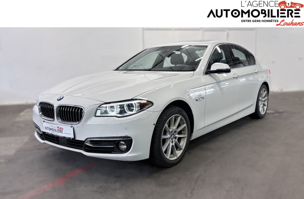 BMW Série 5 550i Xdrive phase 2 blanc alpinweiss — 1