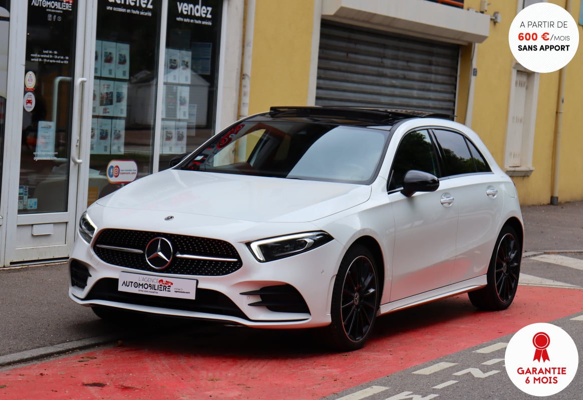 Mercedes-Benz Classe A 250e 218 AMG Line 8G-DCT (Suivi Mercedes, Toit ouvrant, Pack LED) — 1