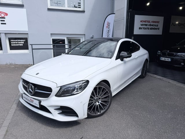 Mercedes-Benz Classe C Coupé 220 CDi 2.0 CDI 9G-TRONIC BlueTEC 194 AMG Line Carplay - Caméra - Sièges chauffants