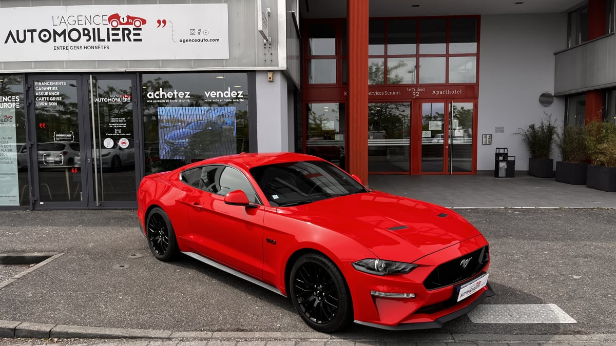 Ford Mustang Fastback Phase II Coupé GT 5.0 i V8 34 CV 450 CH — 1