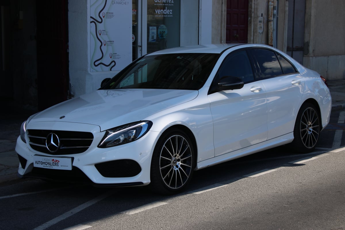 Mercedes-Benz Classe C 2.2 220 D 170 SPORT LINE 9G-TRONIC BVA ( Caméra 360°, Entretien Mercedes, Sièges électriques ... )
