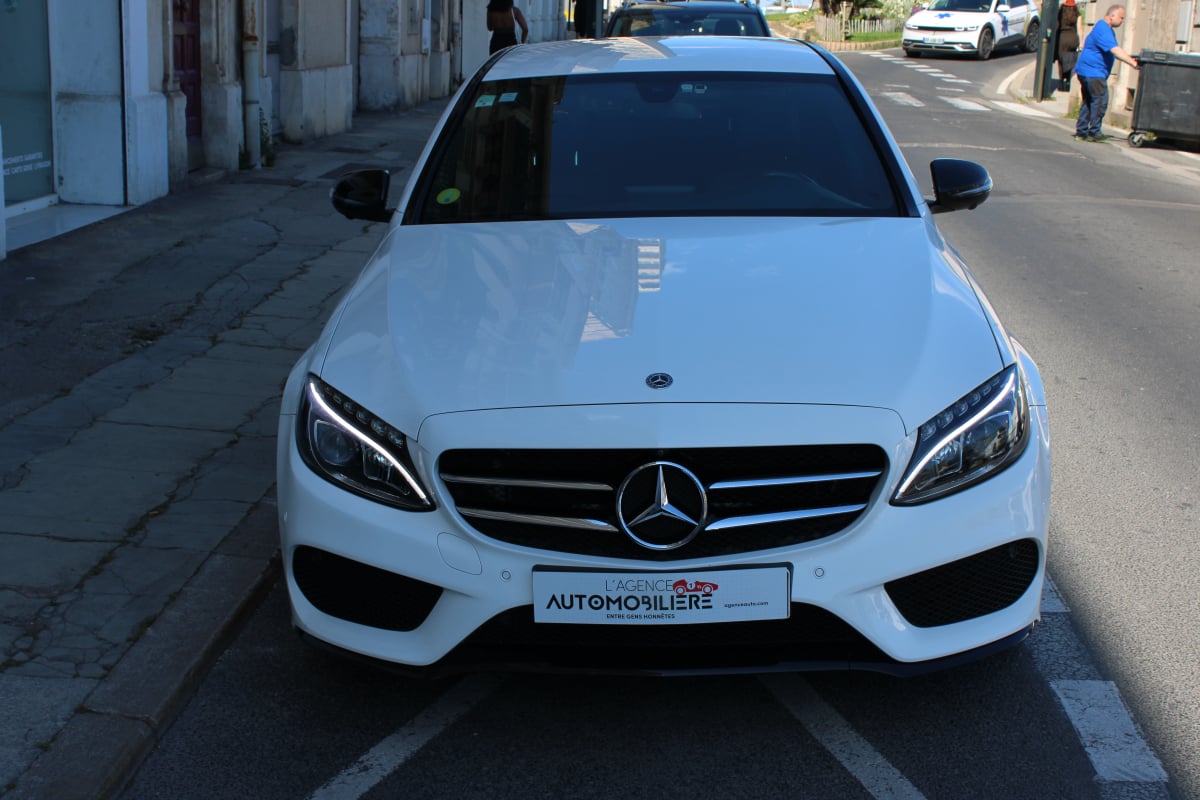 Mercedes-Benz Classe C 2.2 220 D 170 SPORT LINE 9G-TRONIC BVA ( Caméra 360°, Entretien Mercedes, Sièges électriques ... ) — 2
