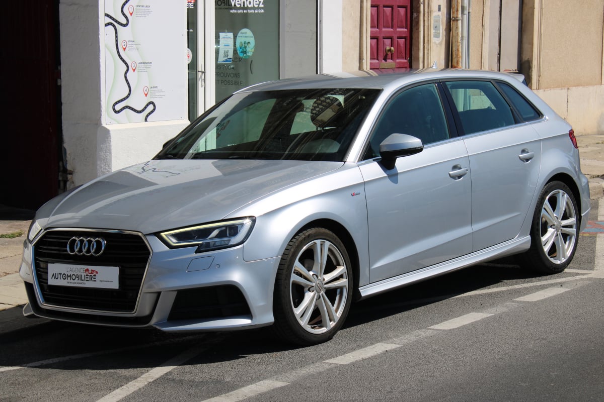 Audi A3 SPORTBACK 2.0 TDI 150 S-LINE S-TRONIC BVA ( Entretien Audi, Carplay, Radar Av et Arr .... ) — 1