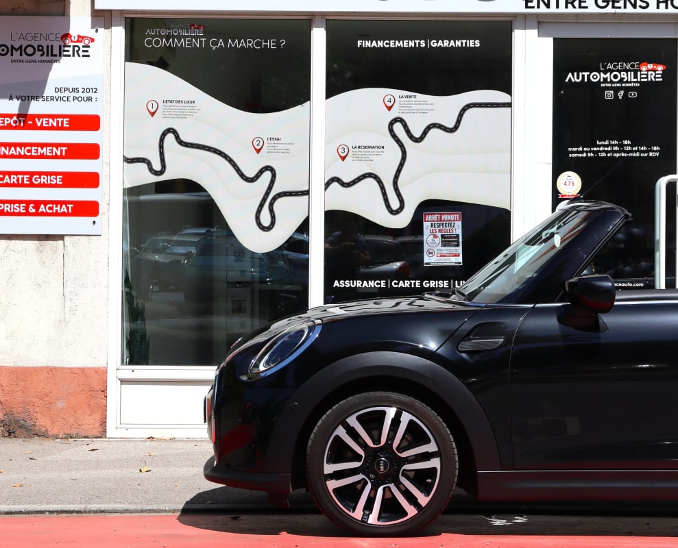 Mini Cooper Cabriolet (F57) 1.5 i 136 Edition Premium Plus DCT7 (H&K, Cuir, Led ambiance) — 2