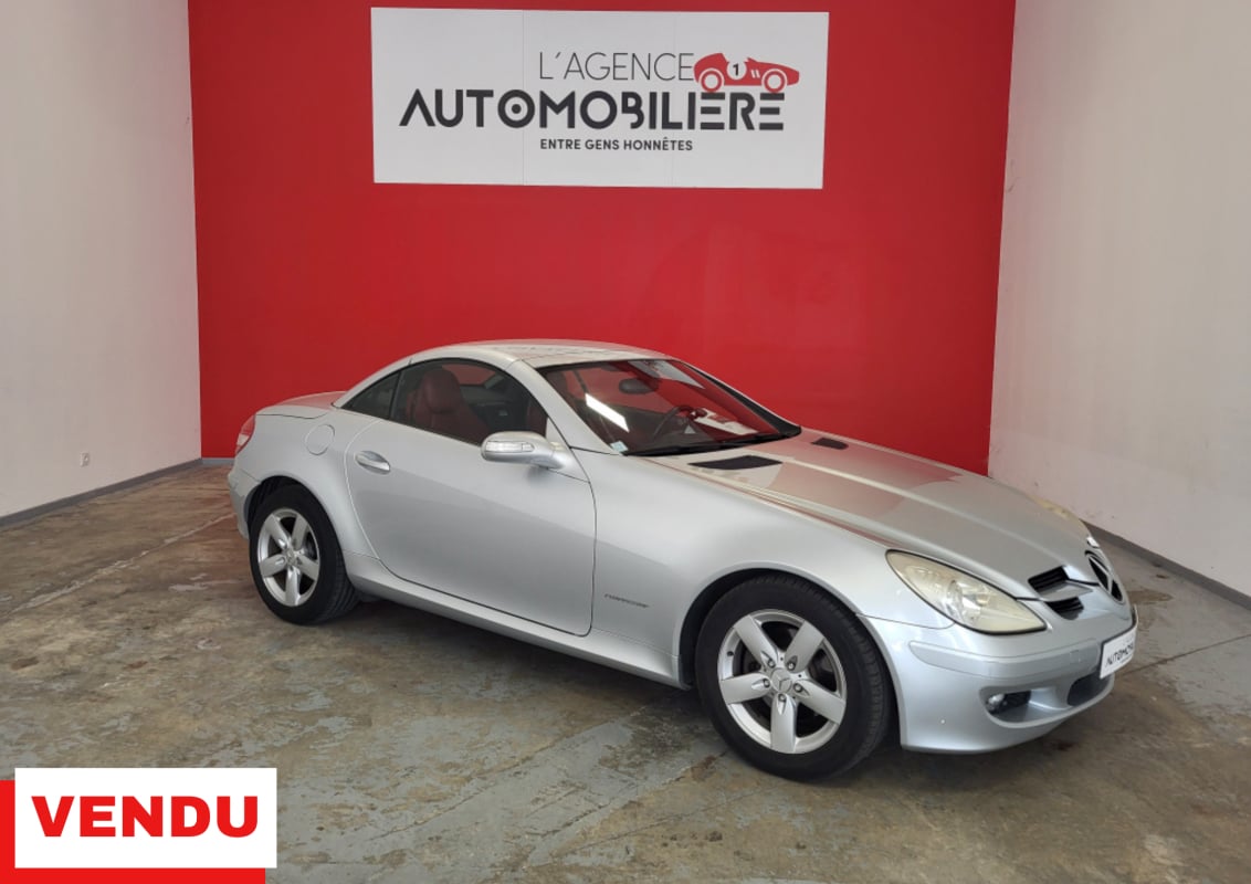 Mercedes-Benz SLK 200K 1.8 163 BVM6 - CUIR ROUGE — 1