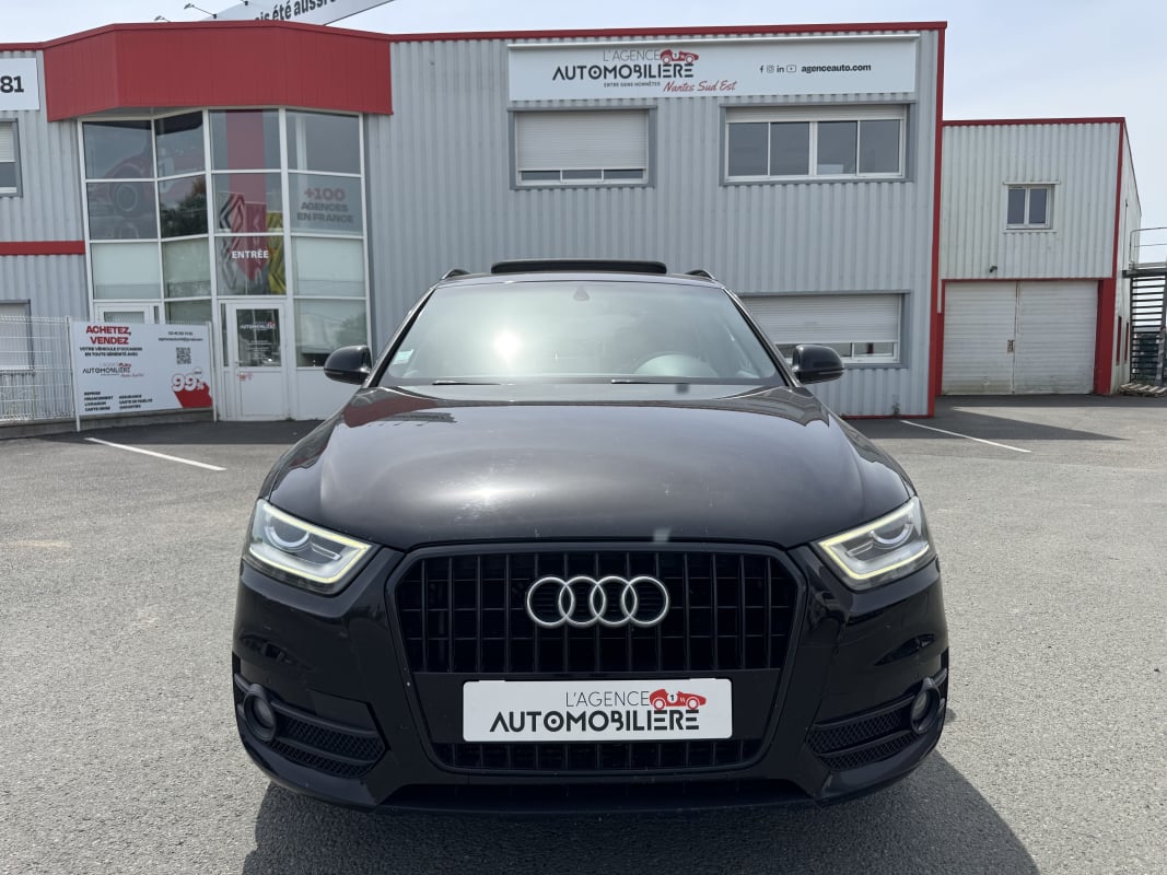 Audi Q3 2.0 TDI 140 S-LINE FULL BLACK | TOIT OUVRANT | SIEGES CHAUFFANTS | DISTRI OK 10/2025 | GARANTIE 6 MOIS — 2