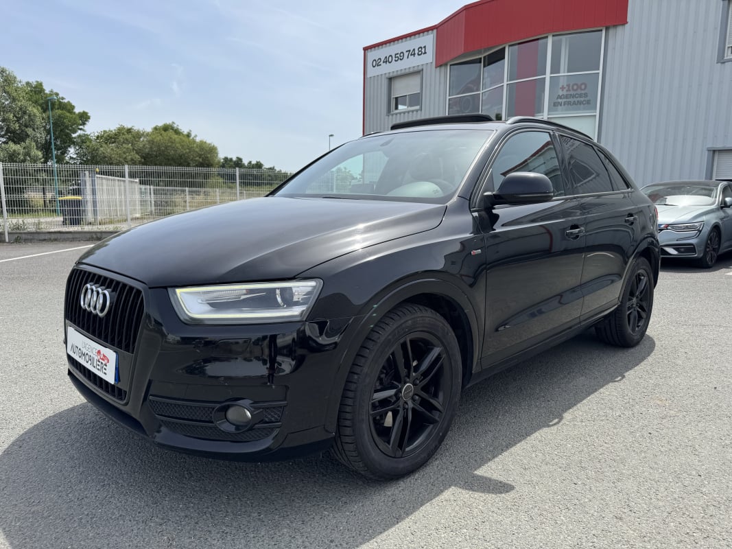 Audi Q3 2.0 TDI 140 S-LINE FULL BLACK | TOIT OUVRANT | SIEGES CHAUFFANTS | DISTRI OK 10/2025 | GARANTIE 6 MOIS