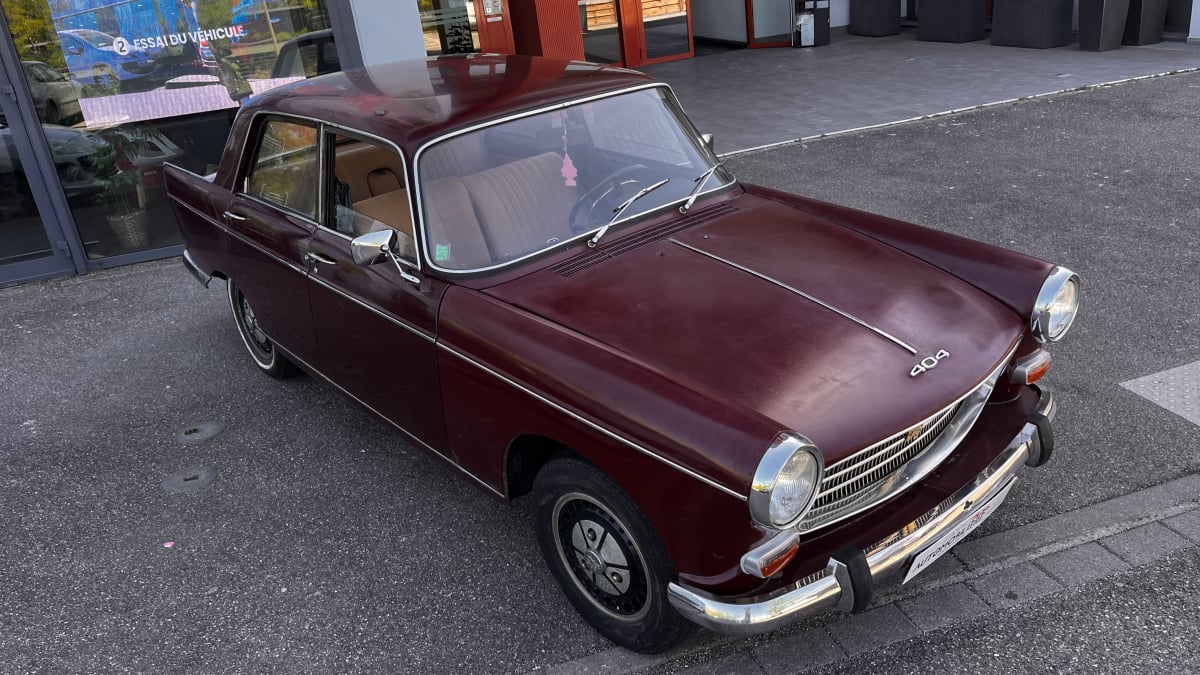 Peugeot 404 1.9 D 68 cv 1974 - 57750 km - COLLECTION — 2