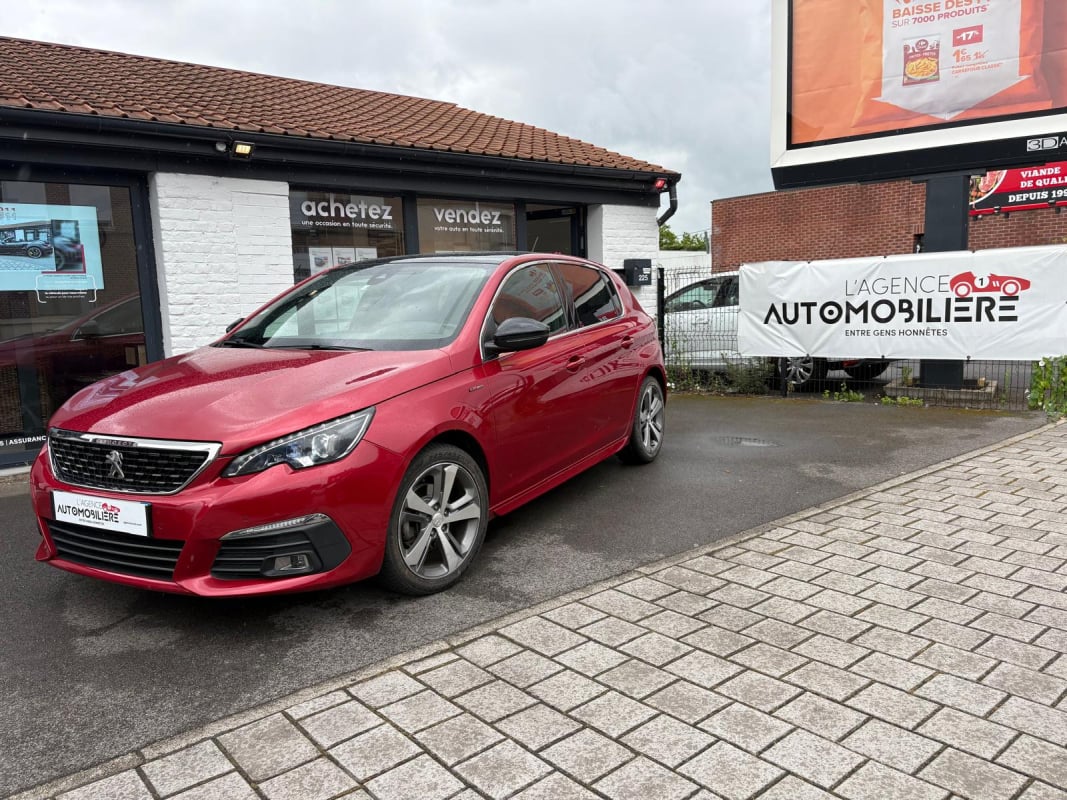 Peugeot 308 1.2 PureTech 130 GT Line Toit Panoramique Distribution Ok Mars 2026 GARANTIE 12 MOIS