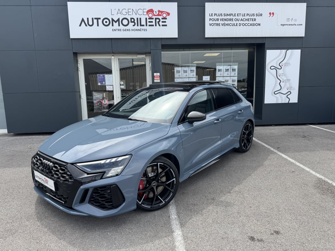 Audi RS3 sportback (8Y) 2.5 TFSI 400cv S-Tronic 8 / T.O PANO / B&O / IMMAT FRANCE — 1
