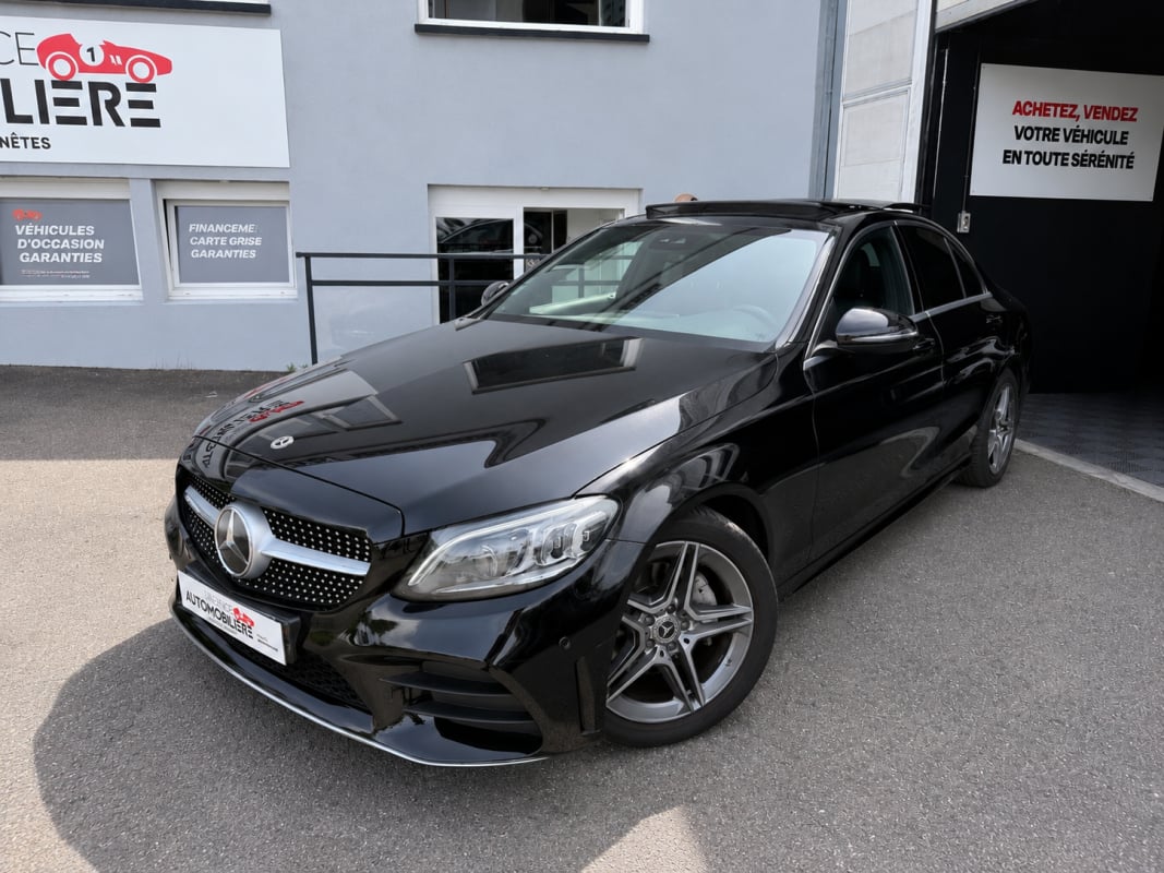 Mercedes-Benz Classe C 200 d 160ch AMG Line 9G-Tronic - Toit ouvrant - Caméra de recul - Entretien complet Mercedes - Origine France