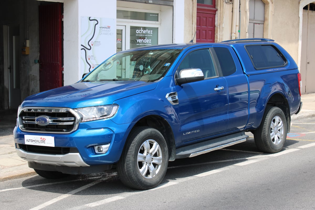 Ford Ranger SUPER CABINE 2.0 TDCI 215 LIMITED 4X4 BVA ( TVA RECUPERABLE, Caméra de recul, GPS ... ) — 1