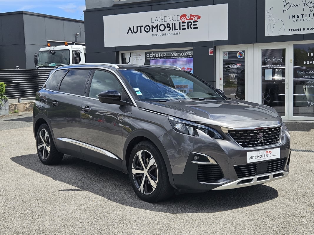 Peugeot 5008 2.0 BLUE HDI 150 CV GT LINE (Cuir, toit Ouvrant - Caméra 360°....) — 1