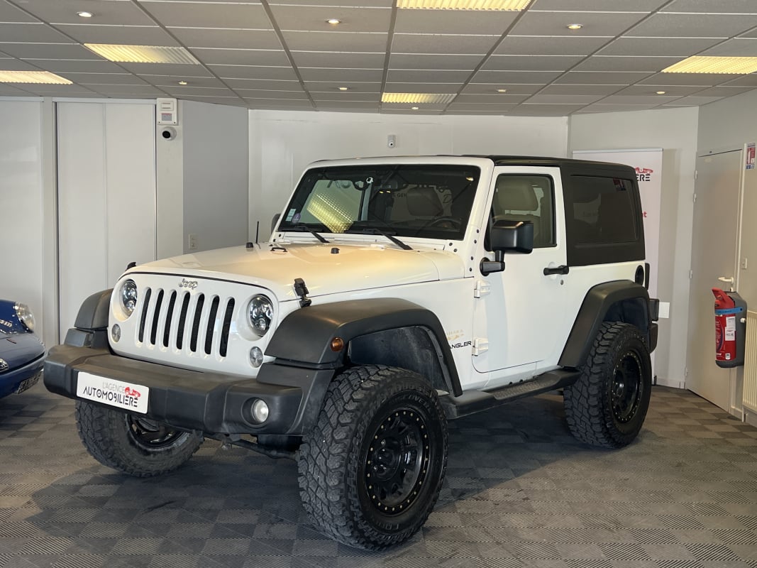 Jeep Wrangler 3.6 V6 4WD 284 CV Sahara Flexfuel Amortisseur Off Road Ecran Multimédia + 5 Jantes d'origines