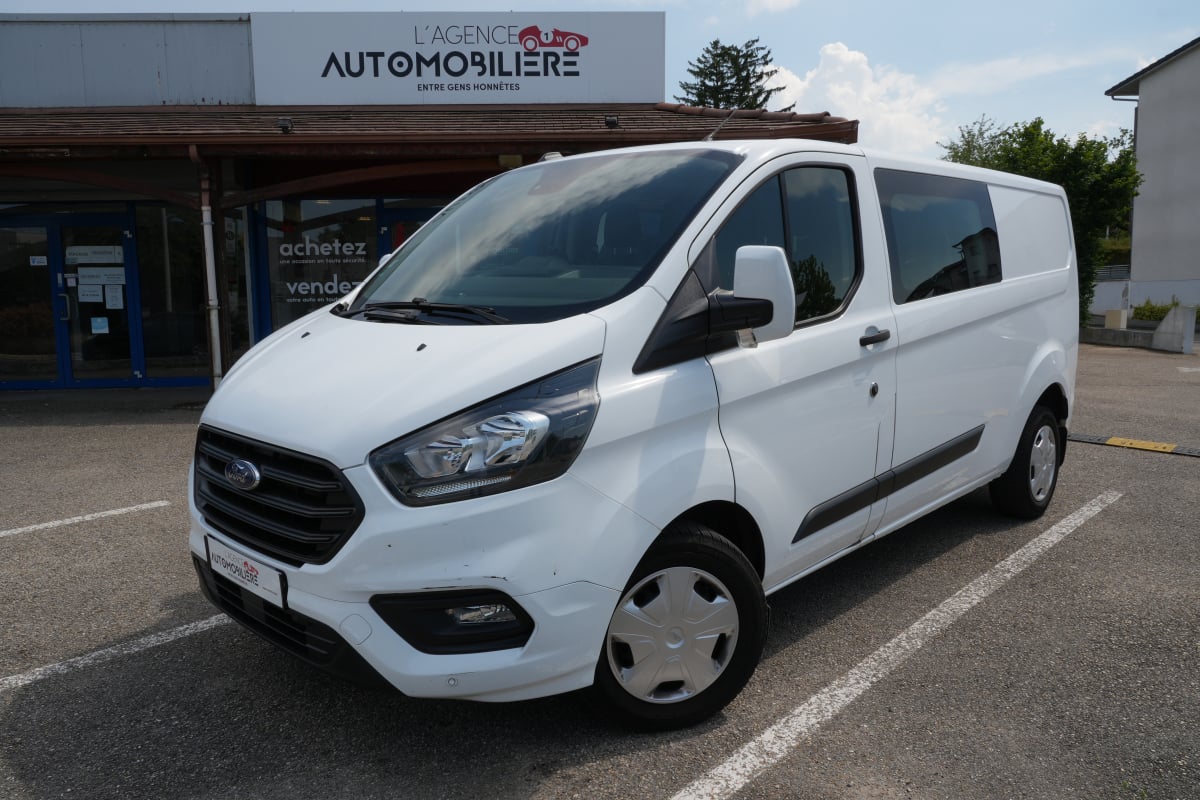 Ford Transit Custom Fg (2) FOURGON CABINE APPROFONDIE 2.0 ECOBLUE 130 7CV 320 L2H1 TREND BUSINESS 6 PLACES