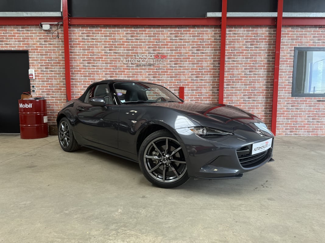 Mazda MX-5 MAZDA MX-5 ND SPORTLINE 2.0 SKYACTIV-G 160 ch – BVM6 – BOSE – MACHINE GREY – 2e MAIN - GARANTIE 12 MOIS