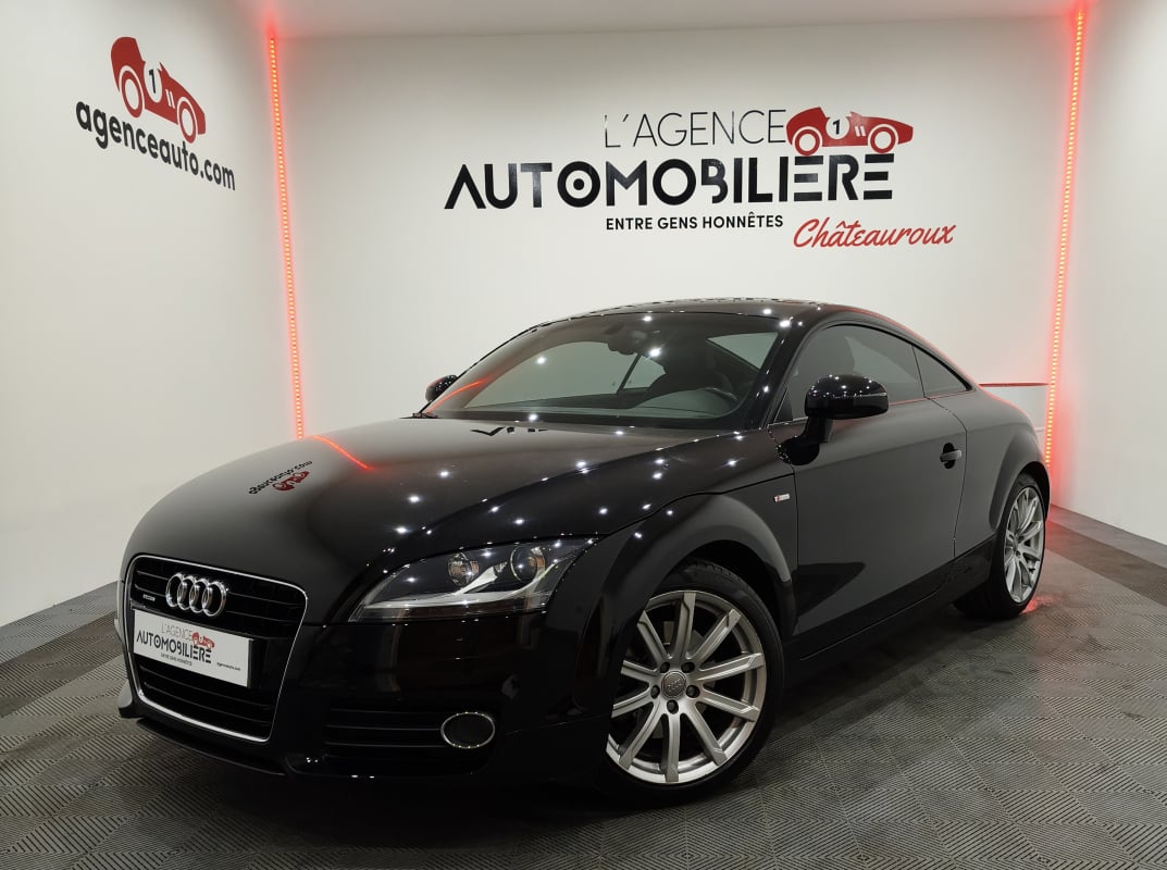 Audi TT S-LINE PLUS 2.0 TDI 170CV BVM6 SIEGES SPORT CUIR-ALCANTARA/CLIM AUTO/BEQUET AR ELEC/FEUX AUTO/VOLANT CUIR M-PLAT/FEUX XENON + LEDS/JTES ALU 18' — 1