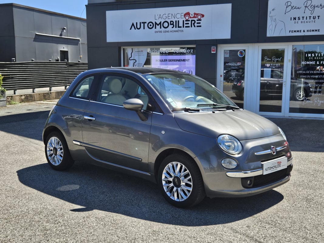 Fiat 500 1.2 69 cv Lounge ( Origine France, distribution à jour) — 1
