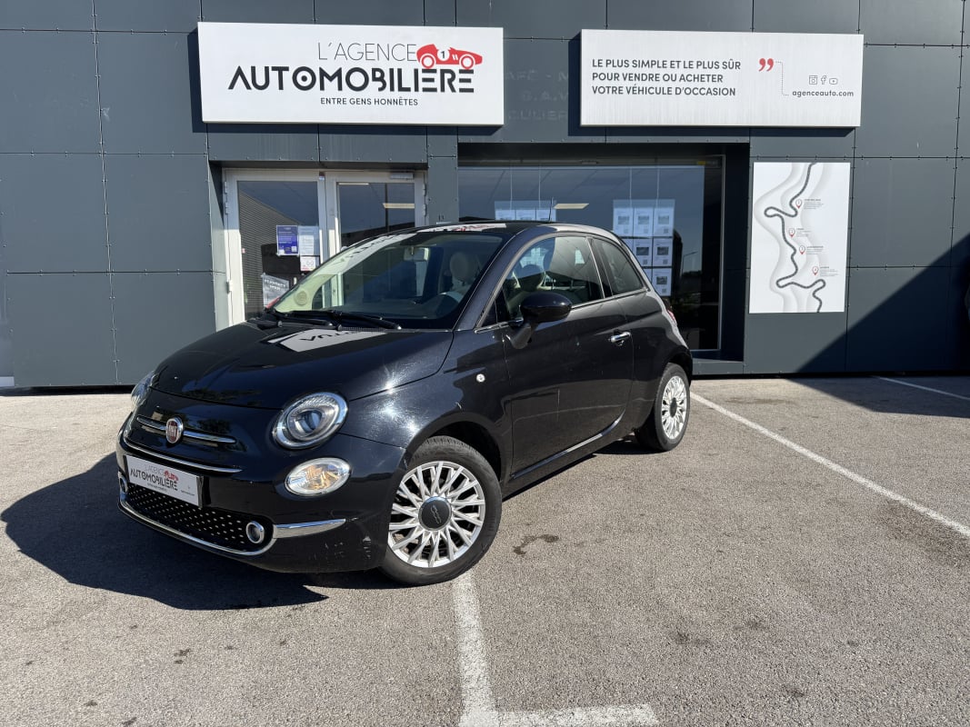 Fiat 500 1.2i LOUNGE 69ch TOIT PANORAMIQUE / CARPLAY